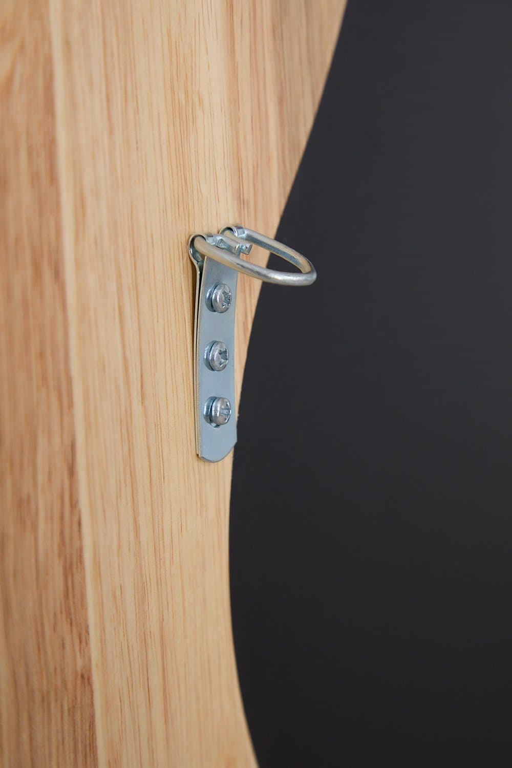 Eikenhouten wandspiegel (85x180 cm) Lierta , galerij beeld 6