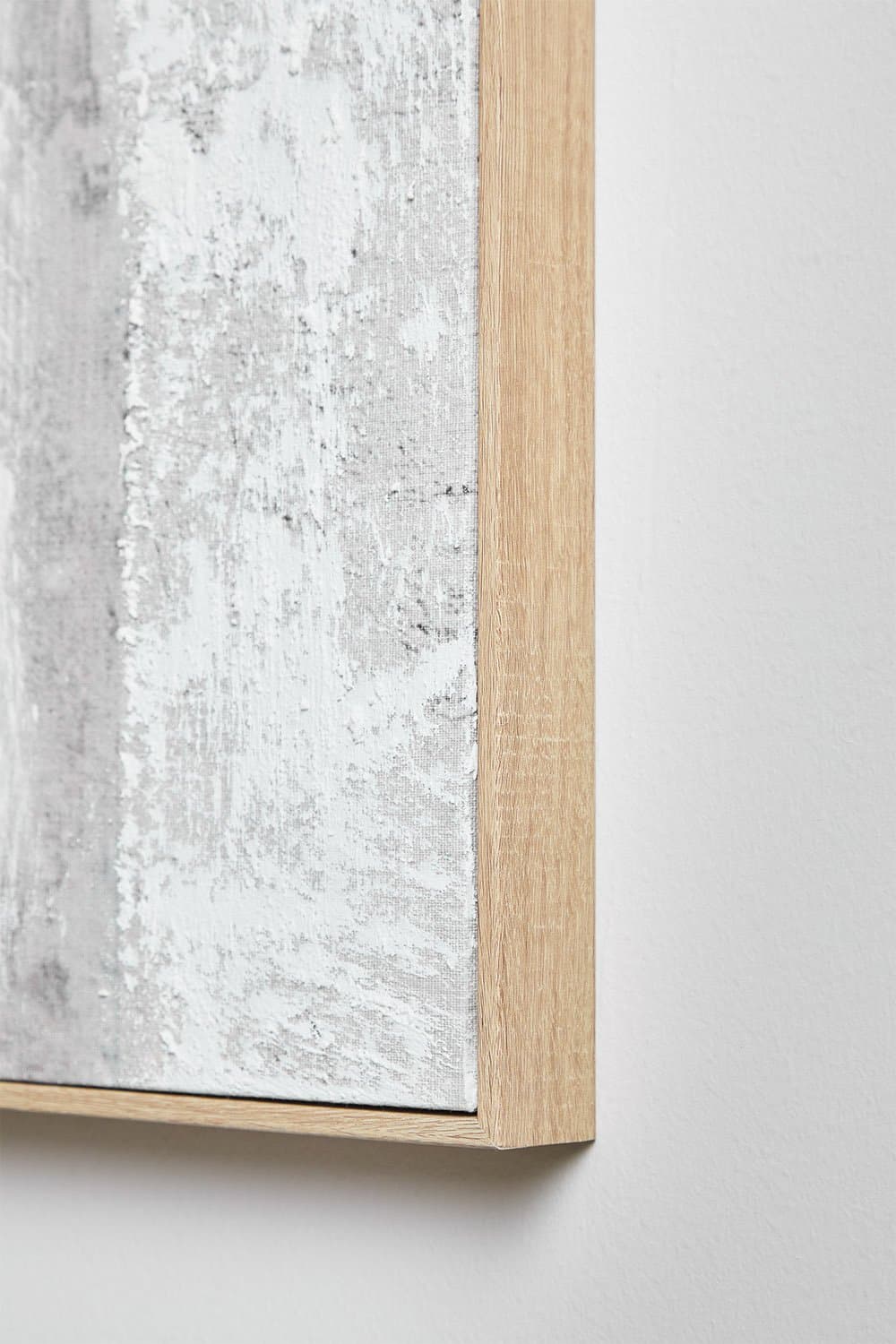 Decoratief schilderij handgeschilderd op linnen met gipsreliëf (80x100 cm) Silvaret, galerij beeld 3