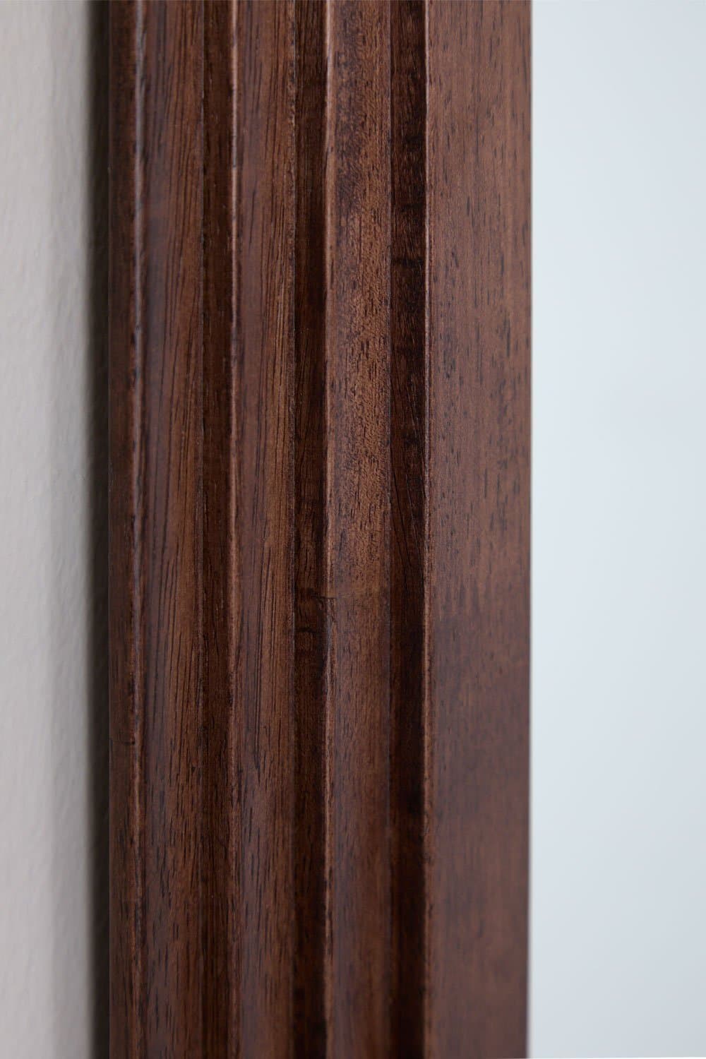 Ovale wandspiegel 50x165 cm in Munar eikenhout , galerij beeld 4