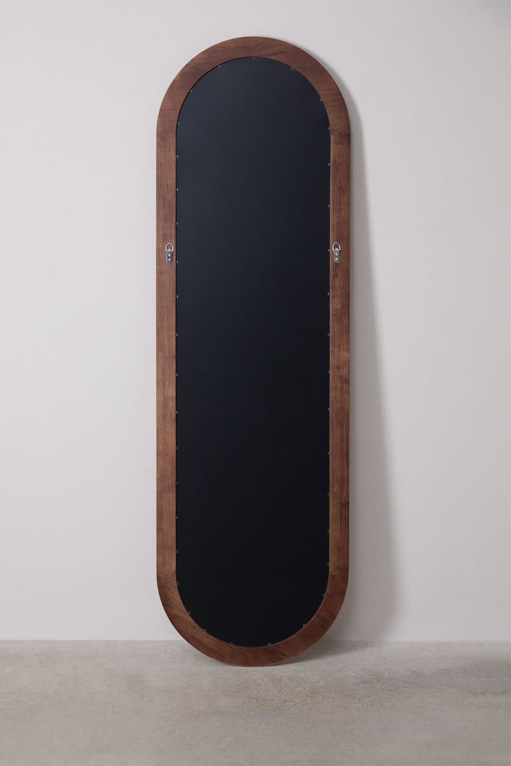 Ovale wandspiegel 50x165 cm in Munar eikenhout , galerij beeld 5