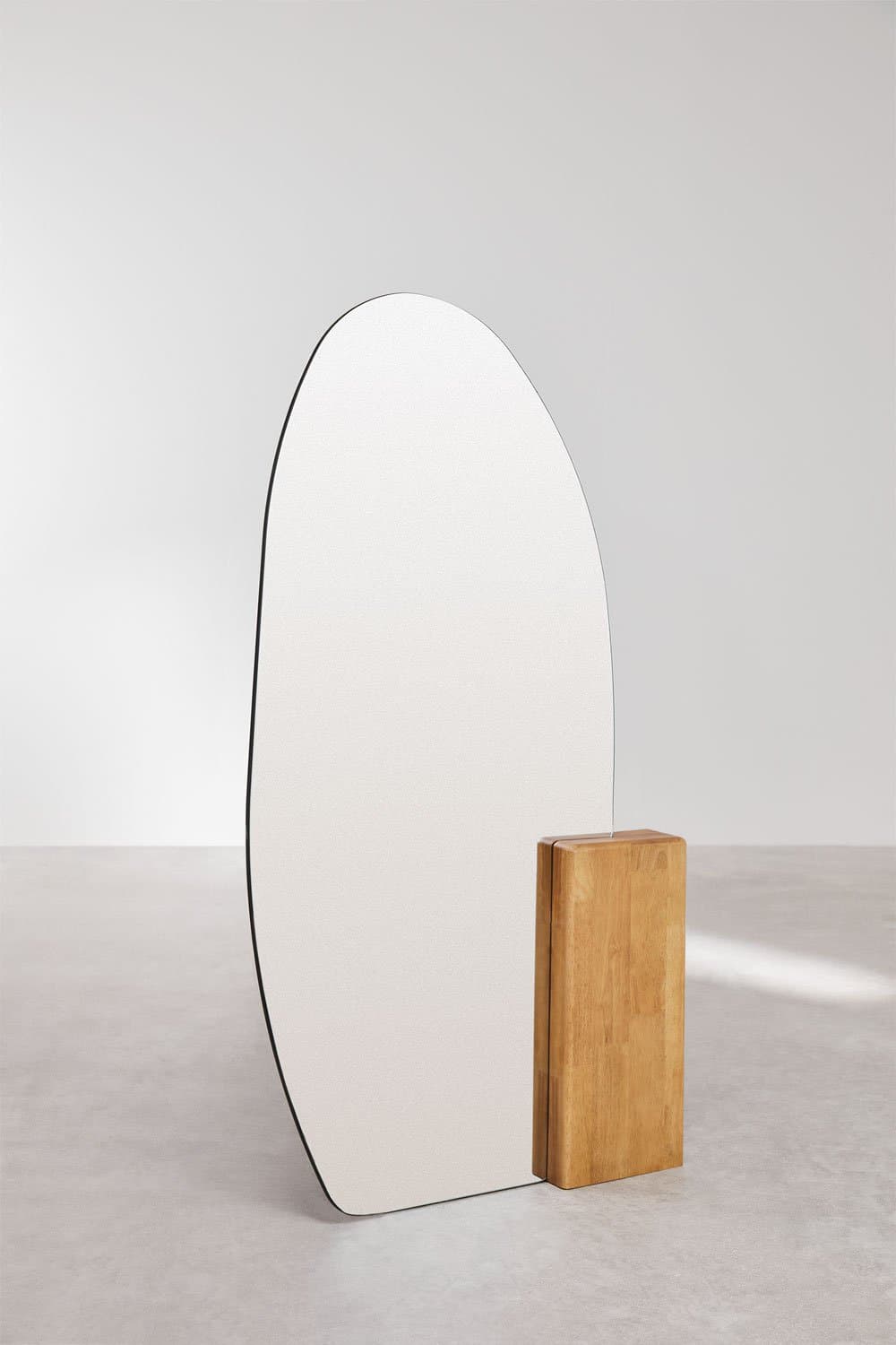 Staande spiegel in eikenhout (80x160 cm) Eriste , galerij beeld 2