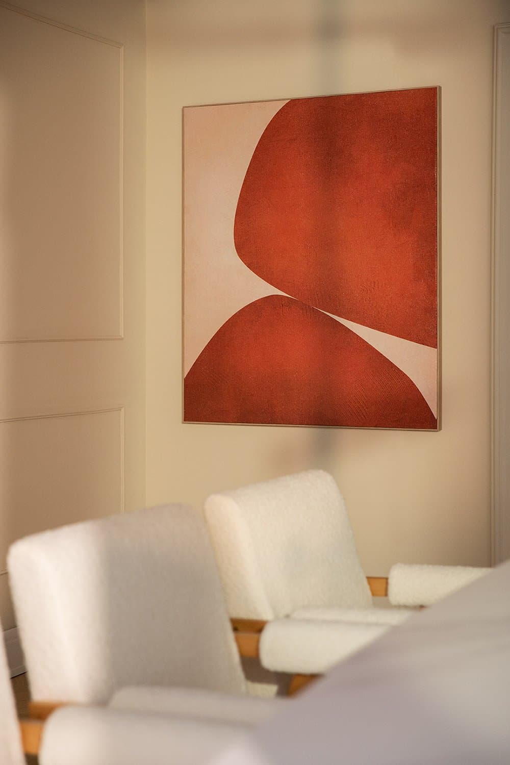 Decoratief schilderij 100x120 cm met pleisterstructuur Enara, galerij beeld 1