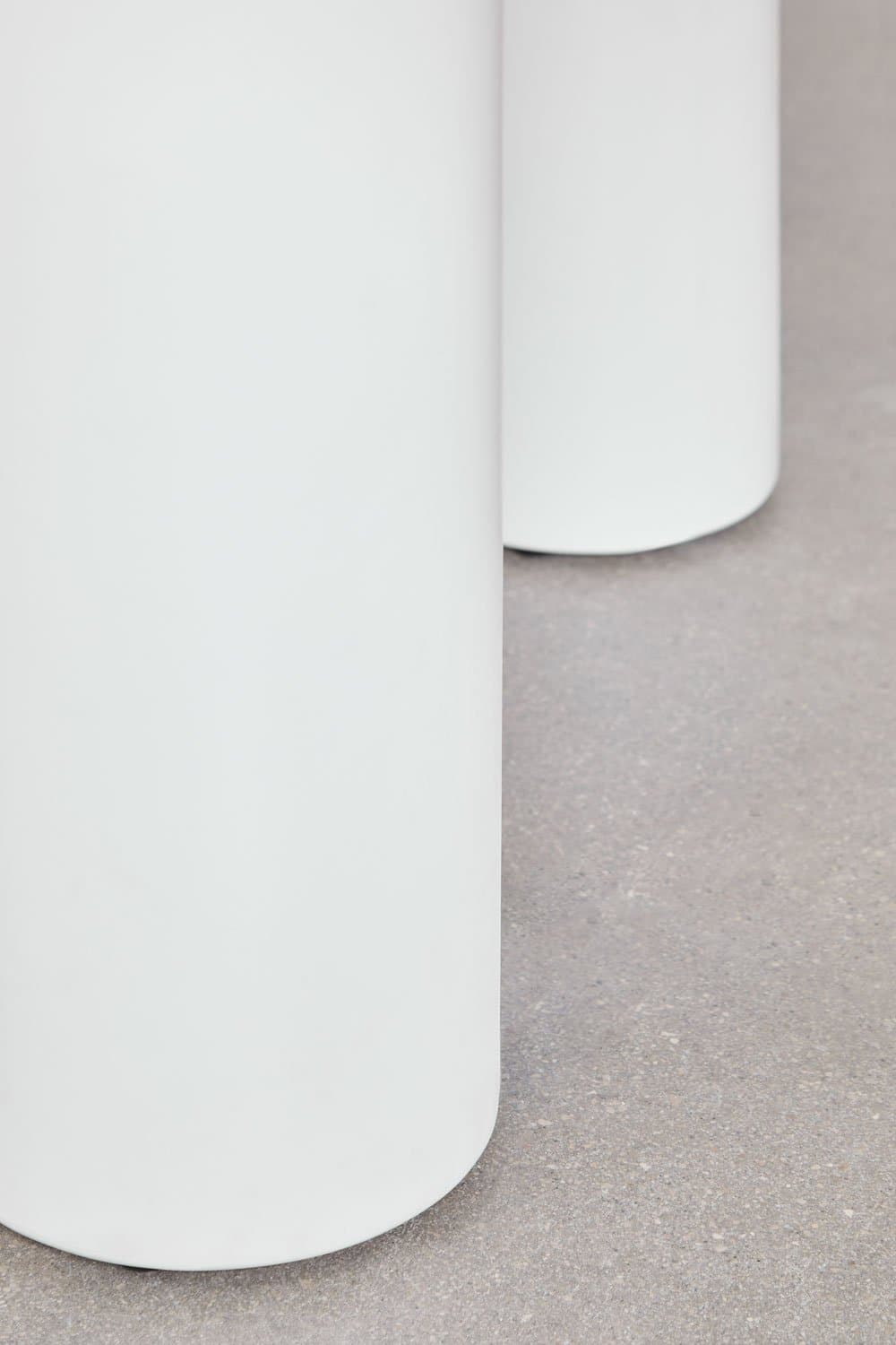 Vierkante tuintafel 150x150 cm in beton Lisboa, galerij beeld 5