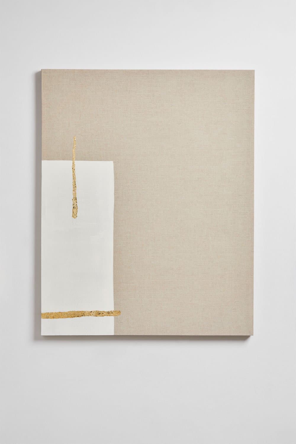 Handgeschilderd decoratief schilderij op linnen met gipsreliëf (80x100 cm) Mivara, galerij beeld 2