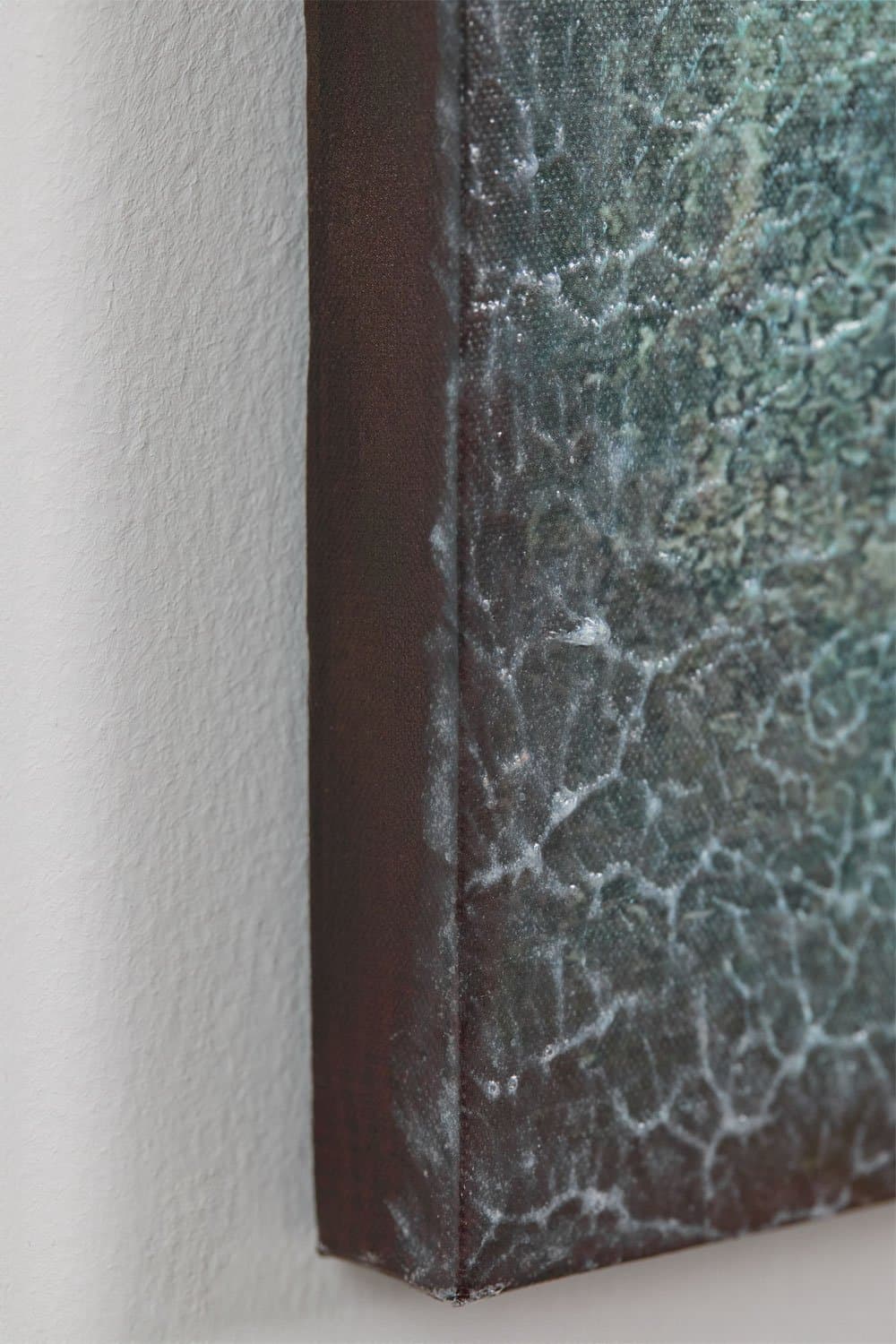 Decoratief canvas 100x100 cm met Raizel-pleisterstructuur, galerij beeld 3