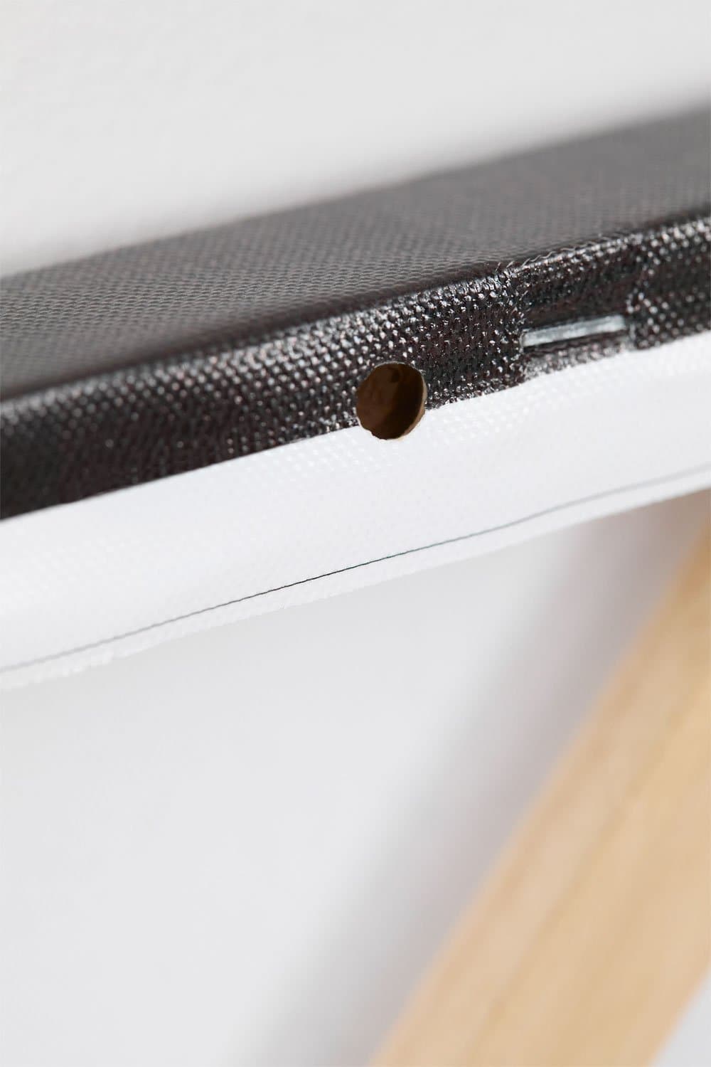 Decoratief canvas 100x100 cm met Raizel-pleisterstructuur, galerij beeld 5