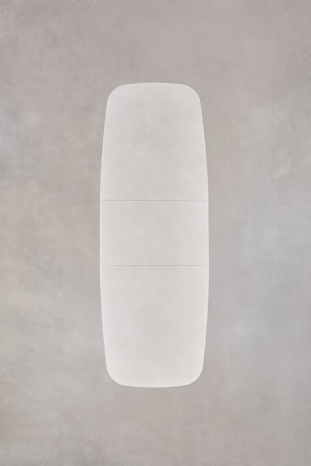 Rechthoekige tuintafel 220-280x100 cm uitschuifbaar in keramiek en aluminium Zinti, galerij beeld 10