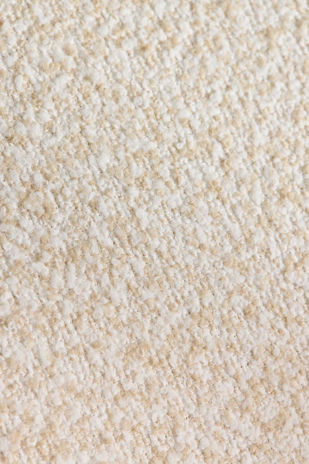 Tuinset met 3-zits bank in bouclé stof, 2 salontafels en 2 fauteuils in aluminium Yervin, galerij beeld 11