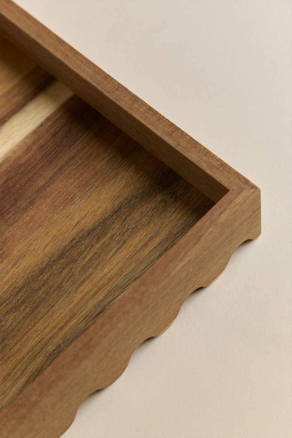 Decoratieve schaal van acaciahout Gaupen, galerij beeld 5