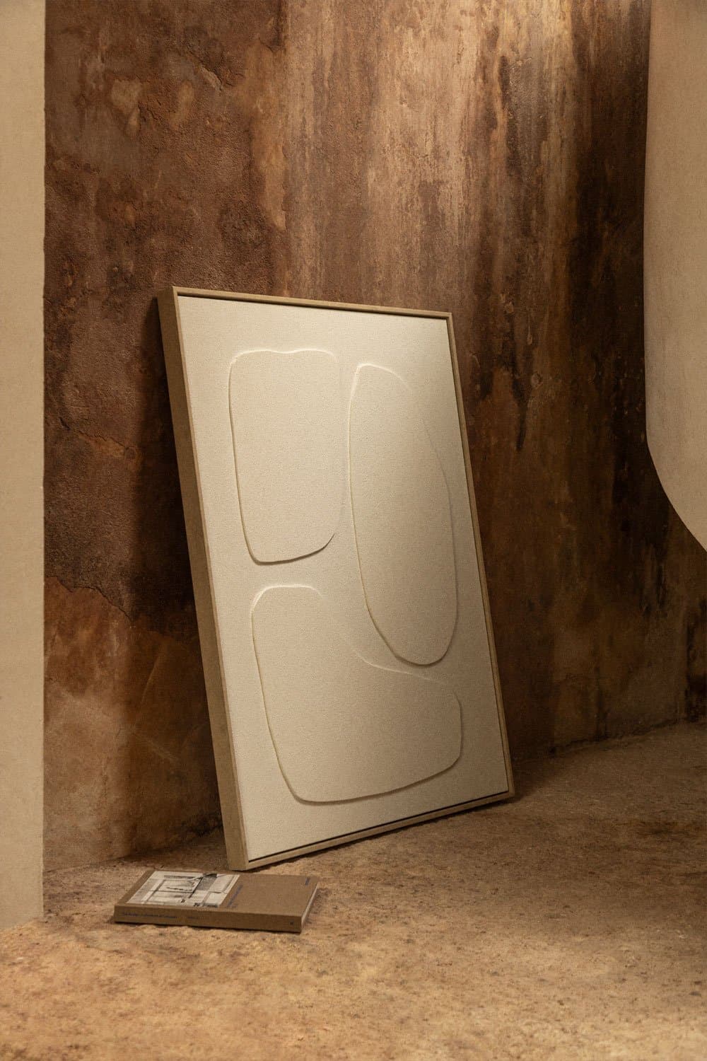 Handgeschilderd decoratief schilderij met Helvon-reliëf, galerij beeld 1