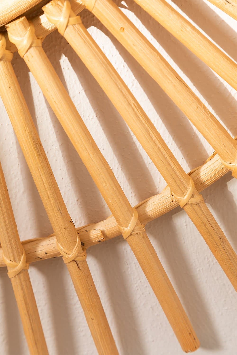 Ronde Rotan Wandspiegel (Ø60 cm) Beku, galerij beeld 4