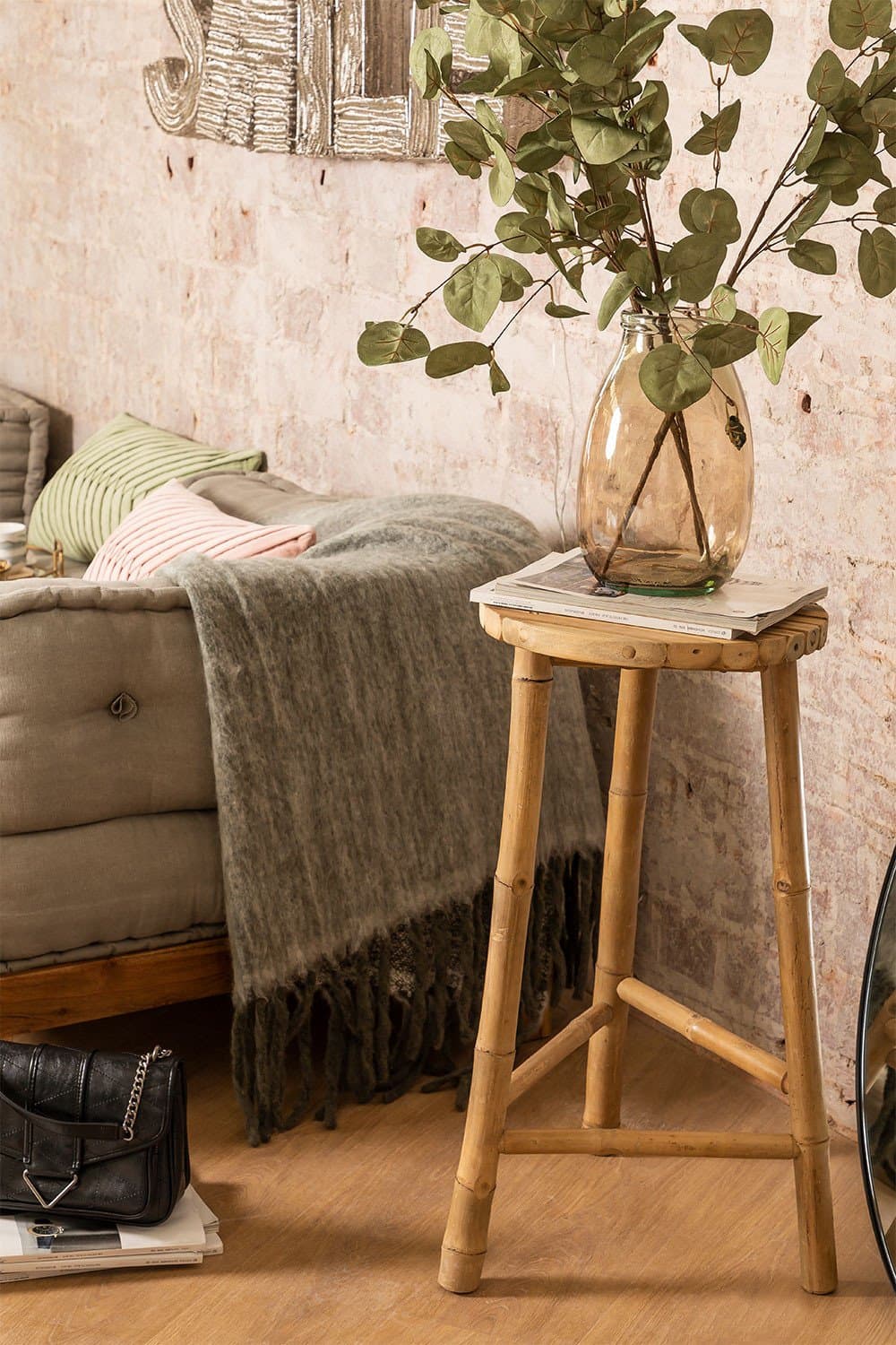 Bamboe plantenstandaard (70 cm) Barlou, galerij beeld 1